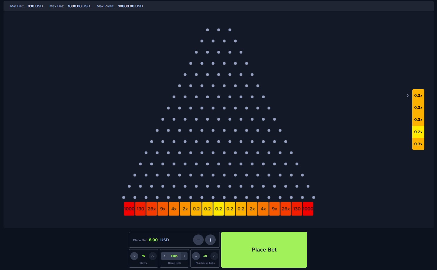 Plinko Gambling Game Online - Have Fun With Benefit